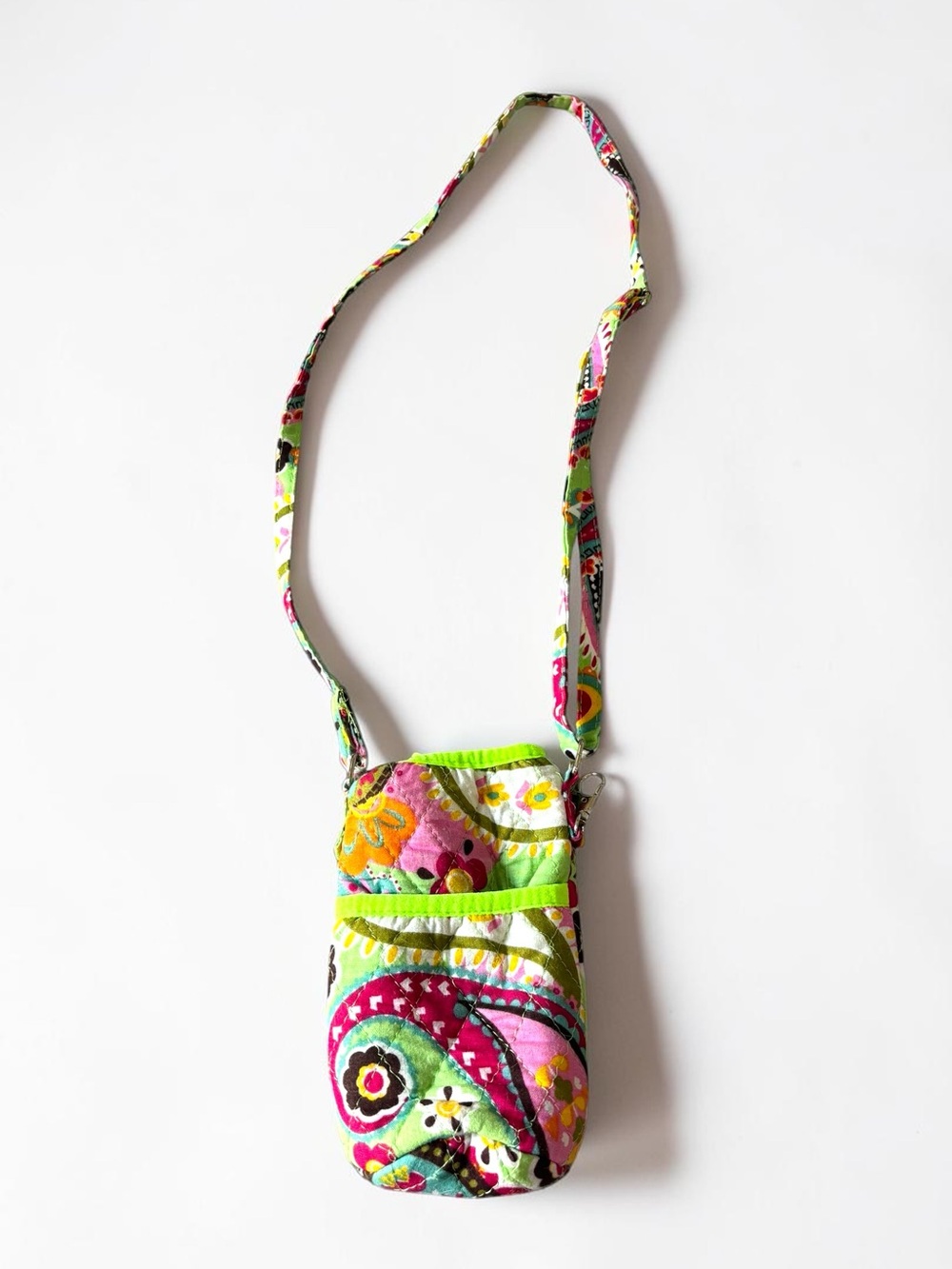 Retired Vera Bradley Tutti Frutti Cell Phone Crossbody Bag Mini Purse